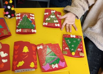 Зимске чаролије – израда честитки и паноа 