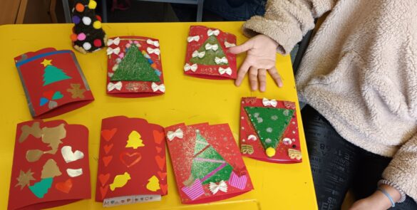 Зимске чаролије – израда честитки и паноа 